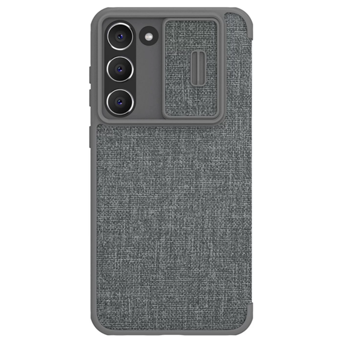 Samsung Galaxy S23 Plus dėklas pilkas NILLKIN QIN PRO LEATHER (CLOTH)
