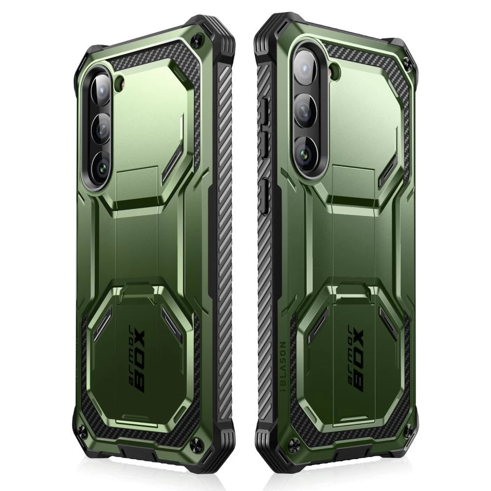 Samsung Galaxy S23 Plus dėklas žalia SUPCASE IBLSN ARMORBOX 2-SET