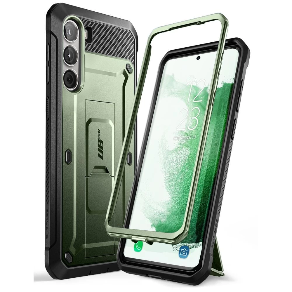 Samsung Galaxy S23 Plus dėklas žalia SUPCASE UNICORN BEETLE PRO