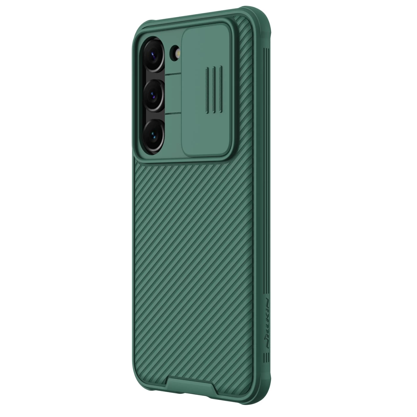 Samsung Galaxy S23 Plus dėklas žalia NILLKIN CAMSHIELD PRO