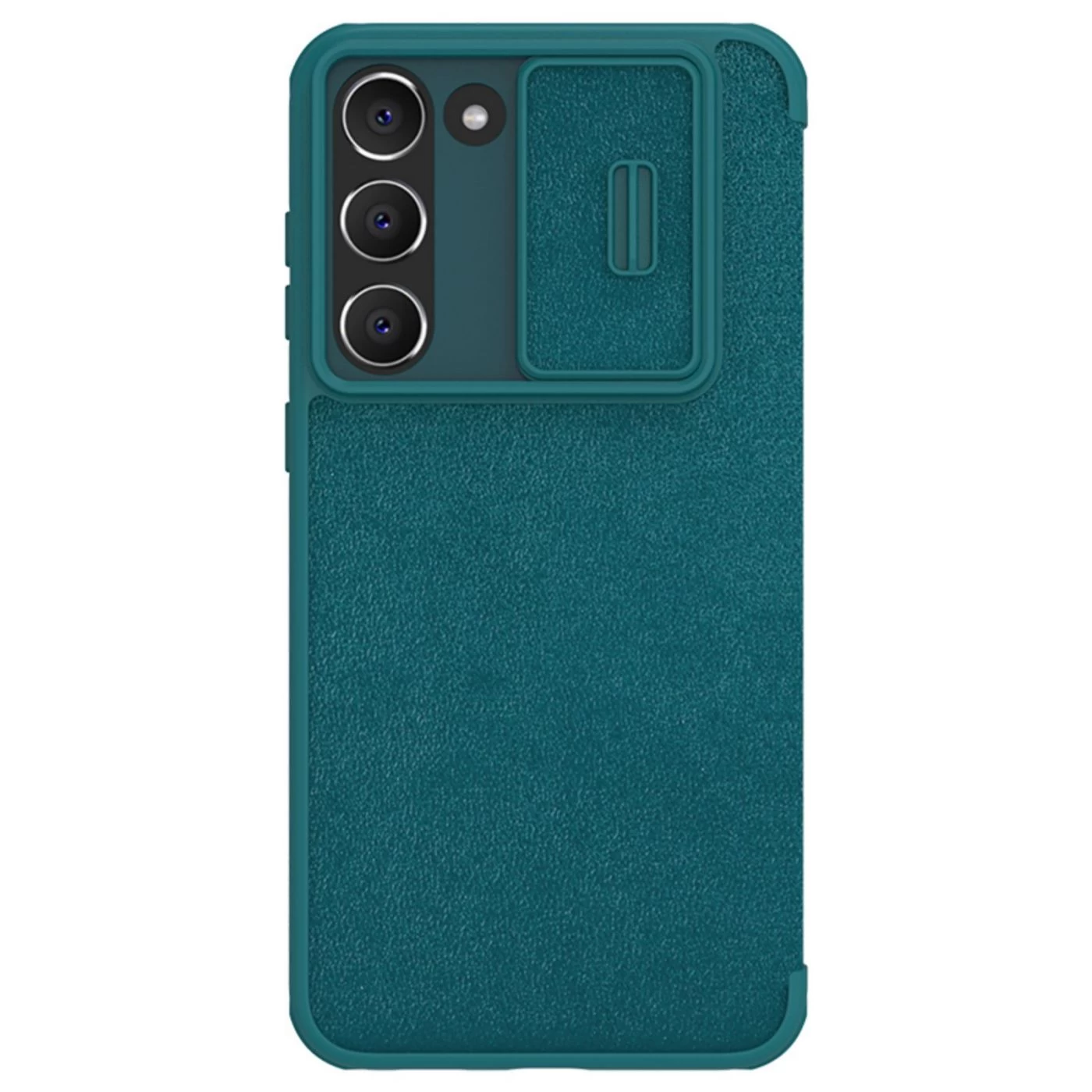 Samsung Galaxy S23 Plus dėklas žalia NILLKIN QIN PRO LEATHER (PLAIN)