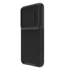 Samsung Galaxy S23 Plus dėklas Juoda NILLKIN SYNTHETIC FIBER S