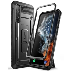 Samsung Galaxy S23 Plus dėklas Juoda SUPCASE UNICORN BEETLE PRO