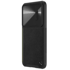 Samsung Galaxy S23 Plus dėklas Juoda NILLKIN CAMSHIELD S LEATHER