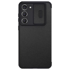 Samsung Galaxy S23 Plus fodral svart NILLKIN QIN PRO LEATHER (PLAIN)