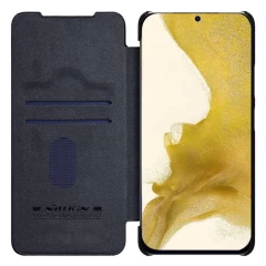Samsung Galaxy S23 Plus dėklas Juoda NILLKIN QIN PRO LEATHER