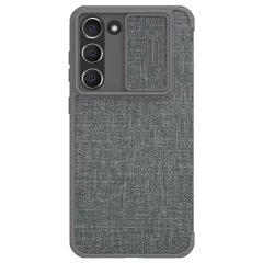 Samsung Galaxy S23 Plus dėklas pilkas NILLKIN QIN PRO LEATHER (CLOTH)