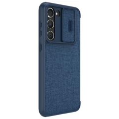 Samsung Galaxy S23 Plus dėklas mėlyna NILLKIN QIN PRO LEATHER (CLOTH)