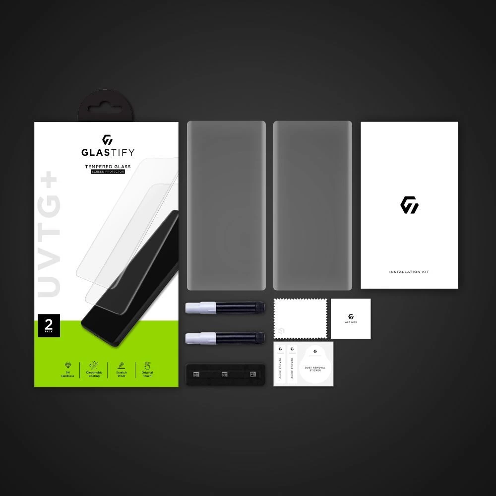 Samsung Galaxy S23 Ultra apsauginis stiklas  GLASTIFY UVTG+ 2-PACK