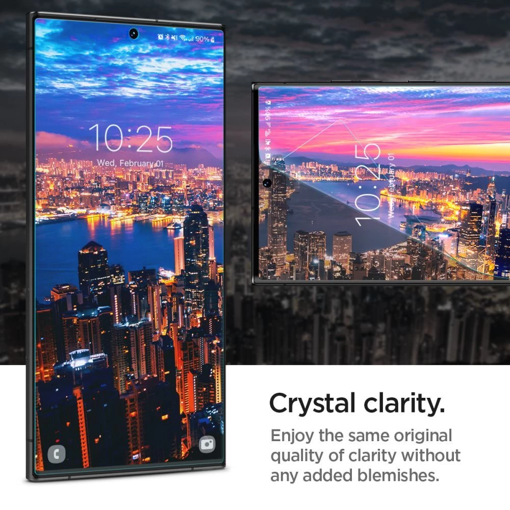 Samsung Galaxy S23 Ultra apsauginis stiklas  SPIGEN NEO FLEX 2-PACK ULTRA