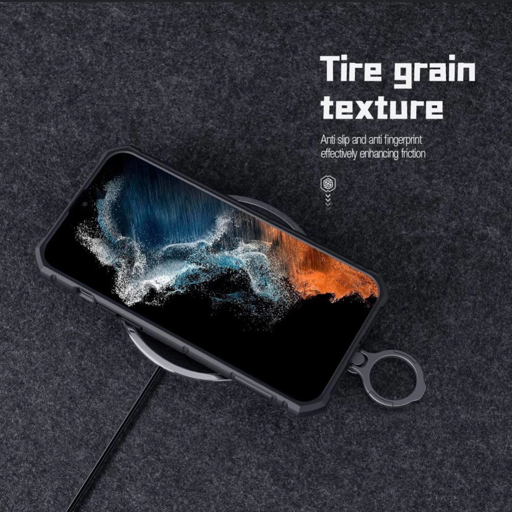 Samsung Galaxy S23 Ultra dėklas mėlyna NILLKIN CAMSHIELD ARMOR PRO