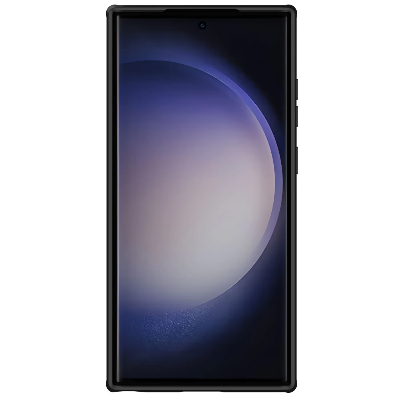 Samsung Galaxy S23 Ultra dėklas Juoda NILLKIN CAMSHIELD S