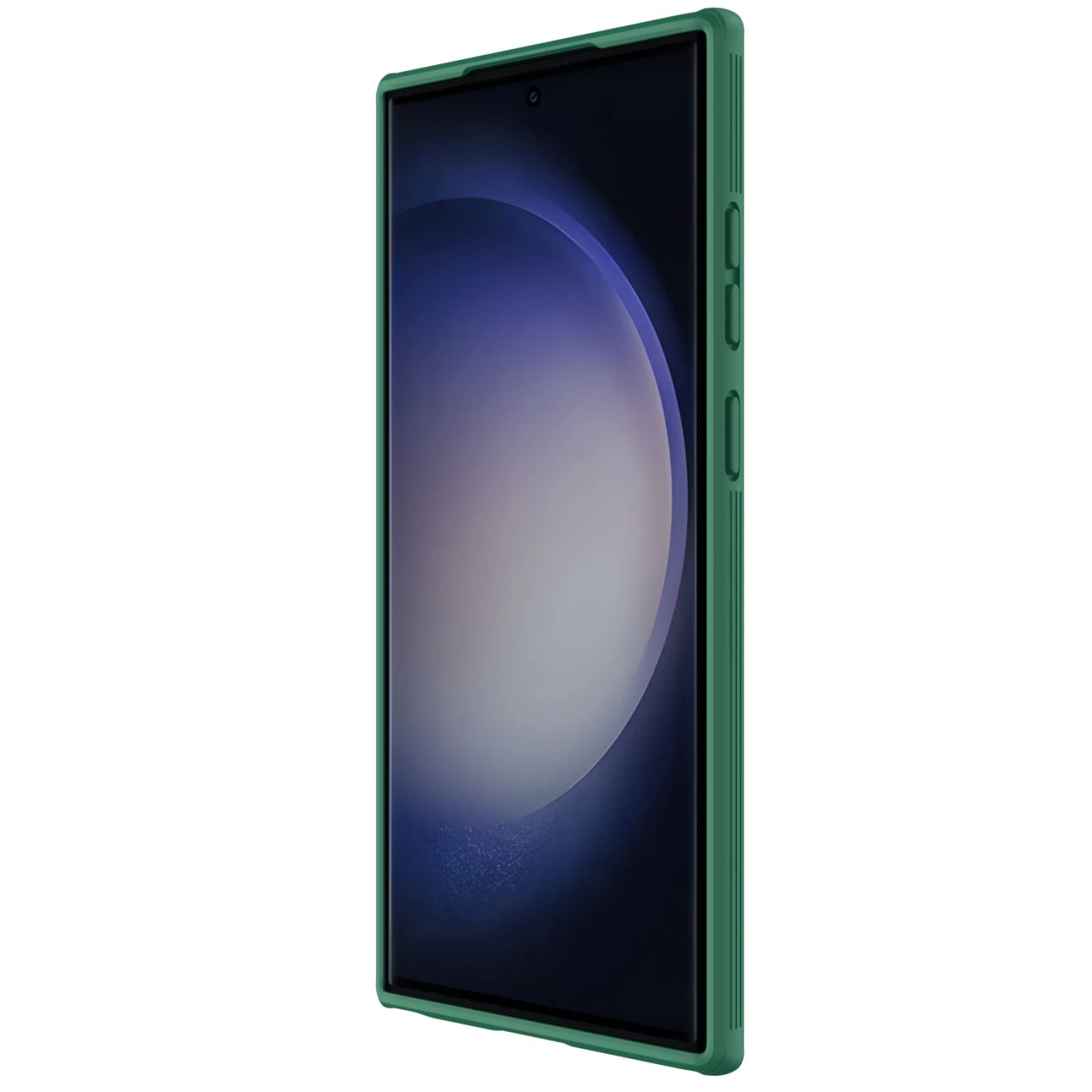 Samsung Galaxy S23 Ultra dėklas žalia NILLKIN CAMSHIELD S