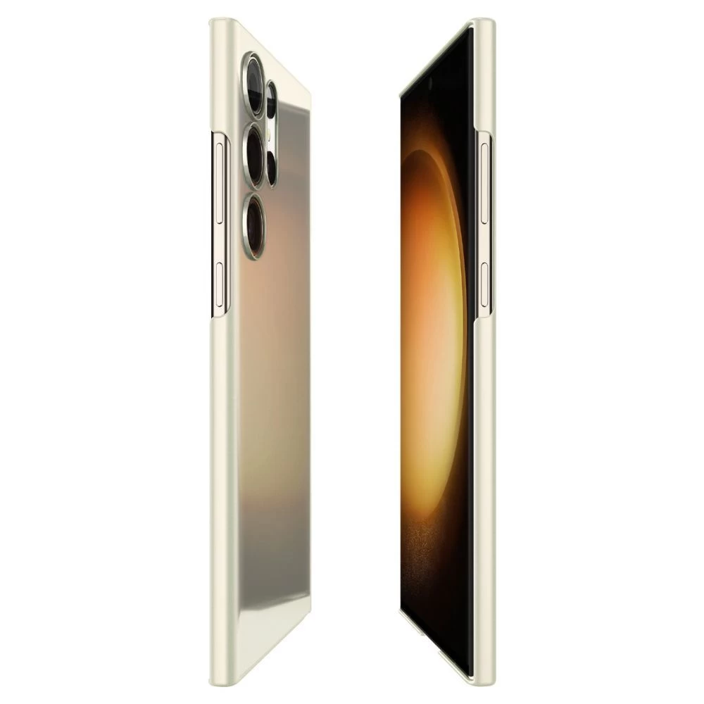 Samsung Galaxy S23 Ultra dėklas baltas SPIGEN AIRSKIN