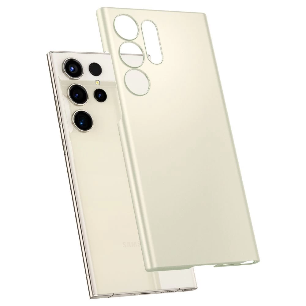 Samsung Galaxy S23 Ultra dėklas baltas SPIGEN AIRSKIN