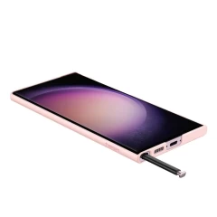 Samsung Galaxy S23 Ultra dėklas rožinis SPIGEN AIRSKIN