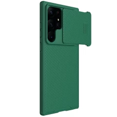 Samsung Galaxy S23 Ultra dėklas žalia NILLKIN CAMSHIELD S