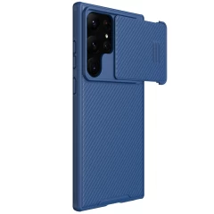 Samsung Galaxy S23 Ultra dėklas mėlyna NILLKIN CAMSHIELD S