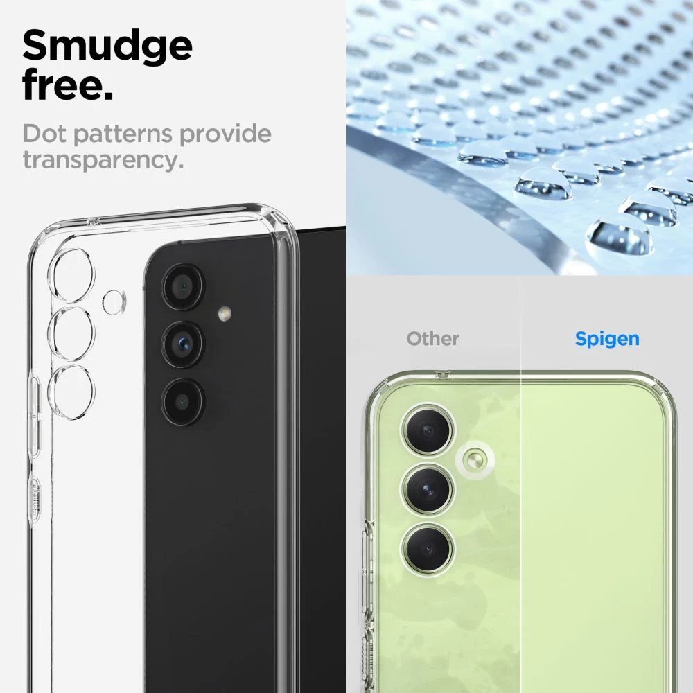 Samsung Galaxy A54 5G dėklas skaidrus SPIGEN LIQUID CRYSTAL