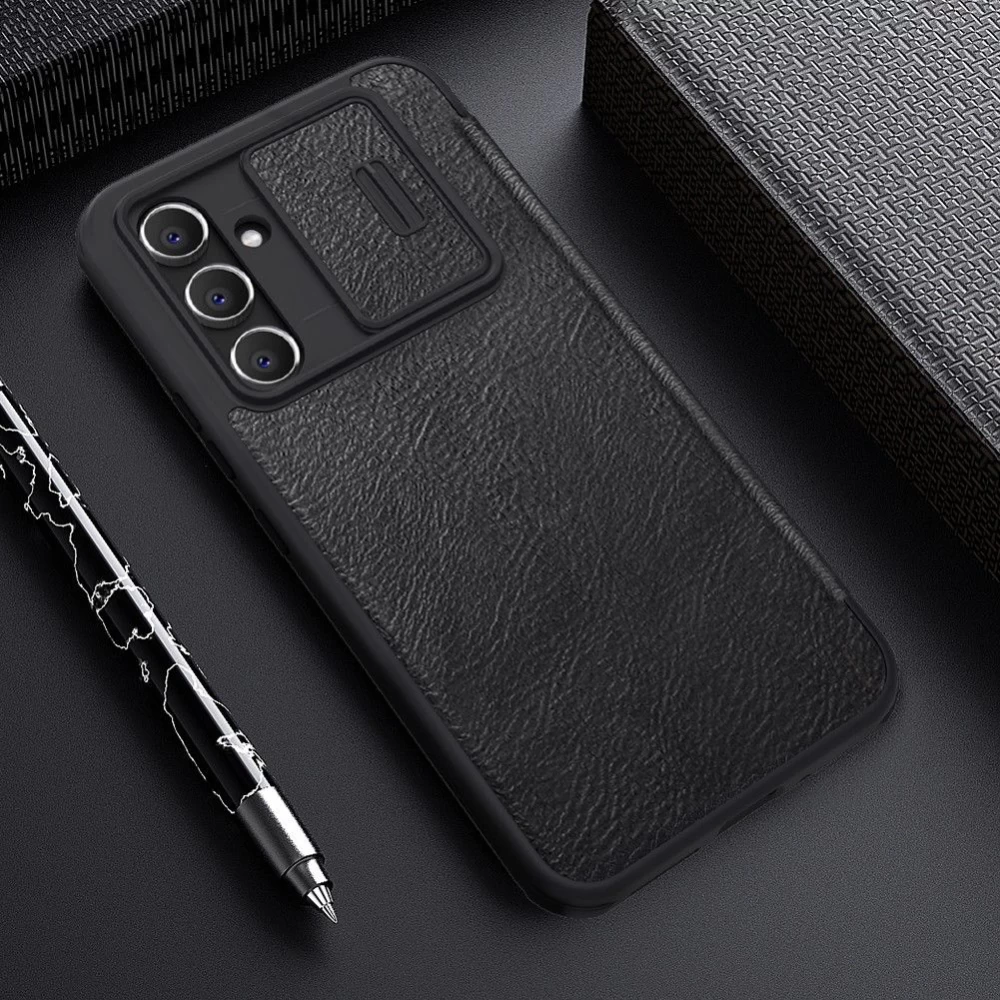 Samsung Galaxy A54 5G dėklas raudonas NILLKIN QIN PRO LEATHER