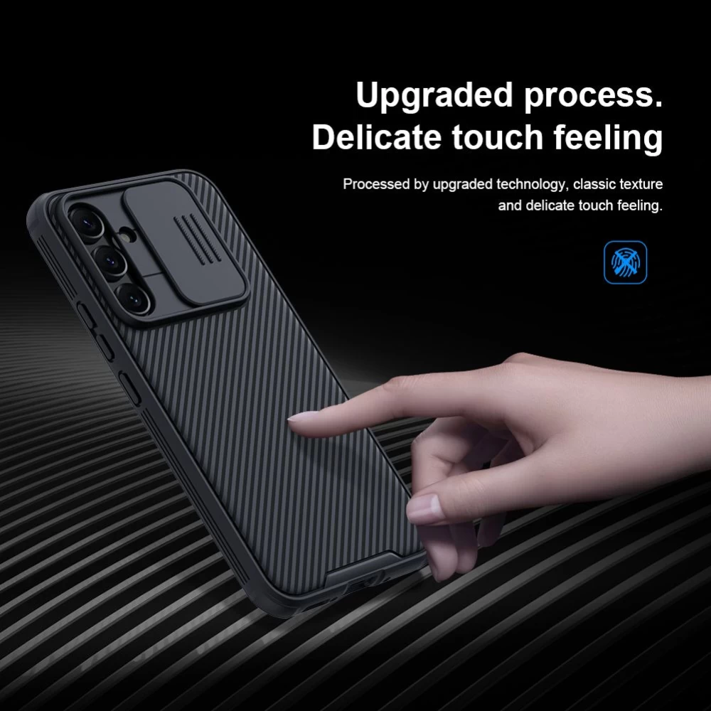 Samsung Galaxy A54 5G dėklas mėlyna NILLKIN CAMSHIELD PRO