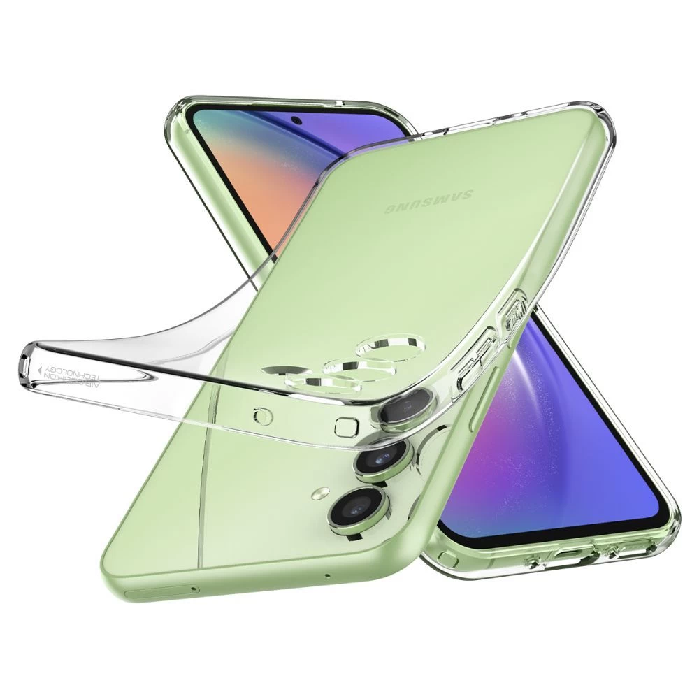 Samsung Galaxy A54 5G dėklas skaidrus SPIGEN LIQUID CRYSTAL