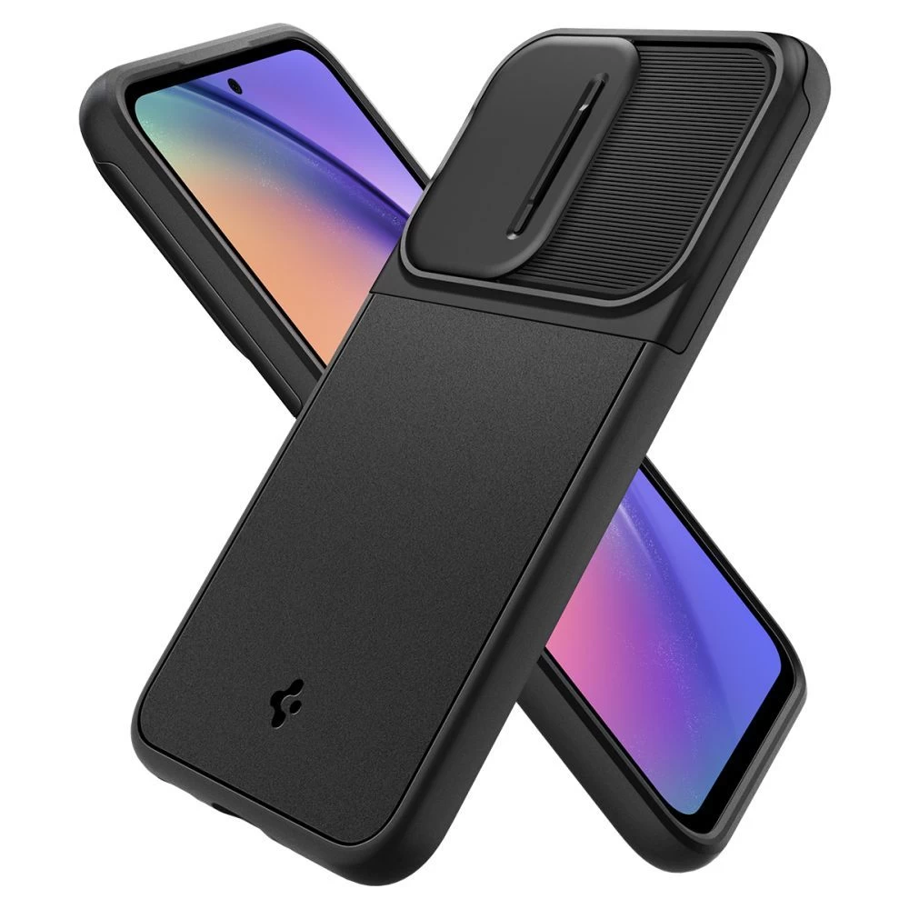 Samsung Galaxy A54 5G dėklas Juoda SPIGEN OPTIK ARMOR