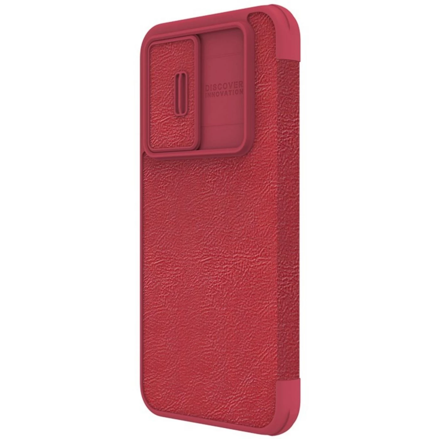 Samsung Galaxy A54 5G dėklas raudonas NILLKIN QIN PRO LEATHER