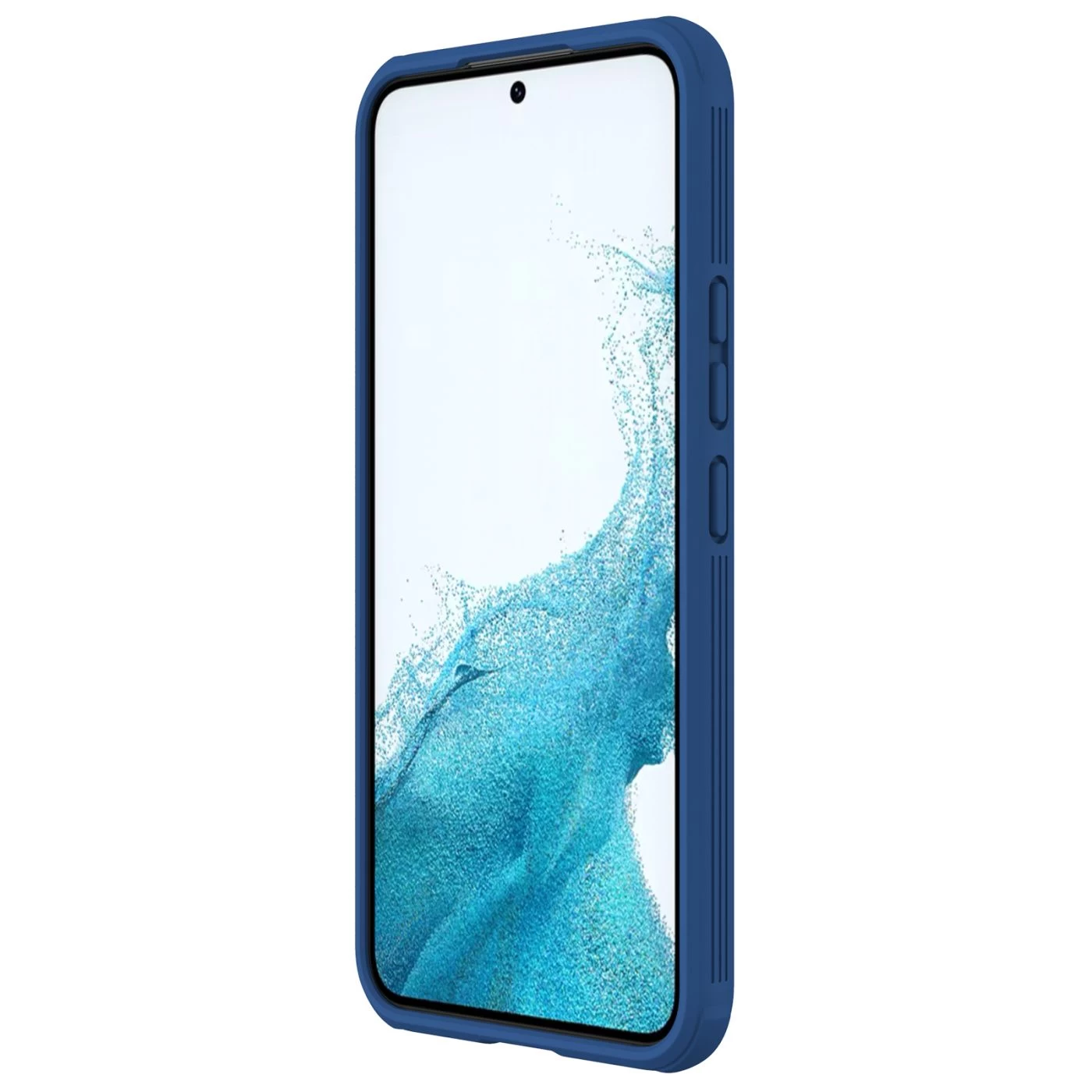 Samsung Galaxy A54 5G dėklas mėlyna NILLKIN CAMSHIELD PRO