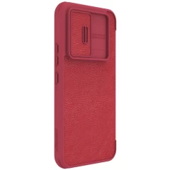 Samsung Galaxy A54 5G dėklas raudonas NILLKIN QIN PRO LEATHER