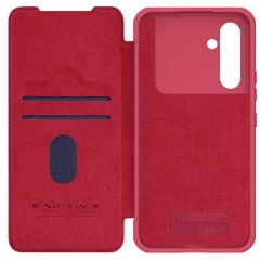 Samsung Galaxy A54 5G dėklas raudonas NILLKIN QIN PRO LEATHER