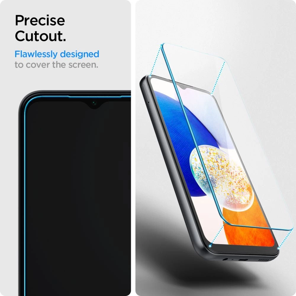 Samsung Galaxy A14 5G skärmskydd  SPIGEN GLAS.TR SLIM 2-PACK