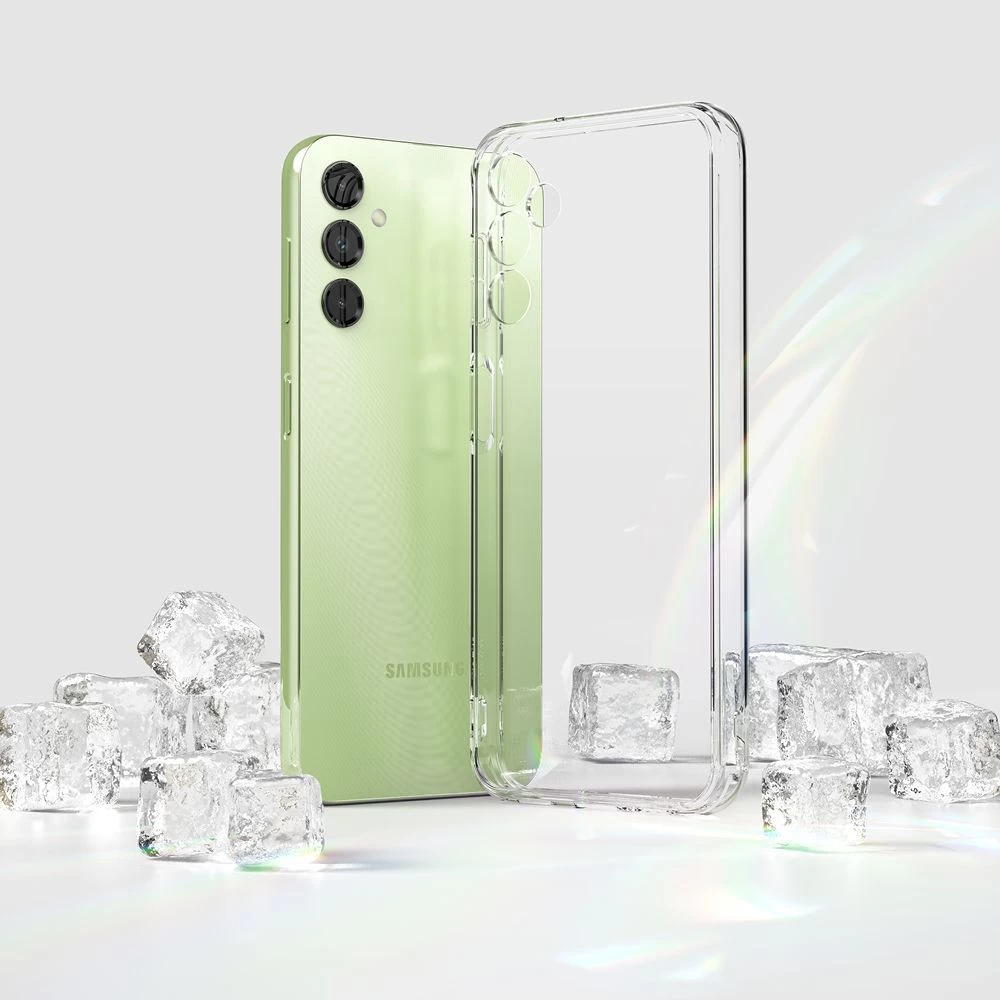 Samsung Galaxy A14 5G suojakuori läpinäkyvä RINGKE FUSION