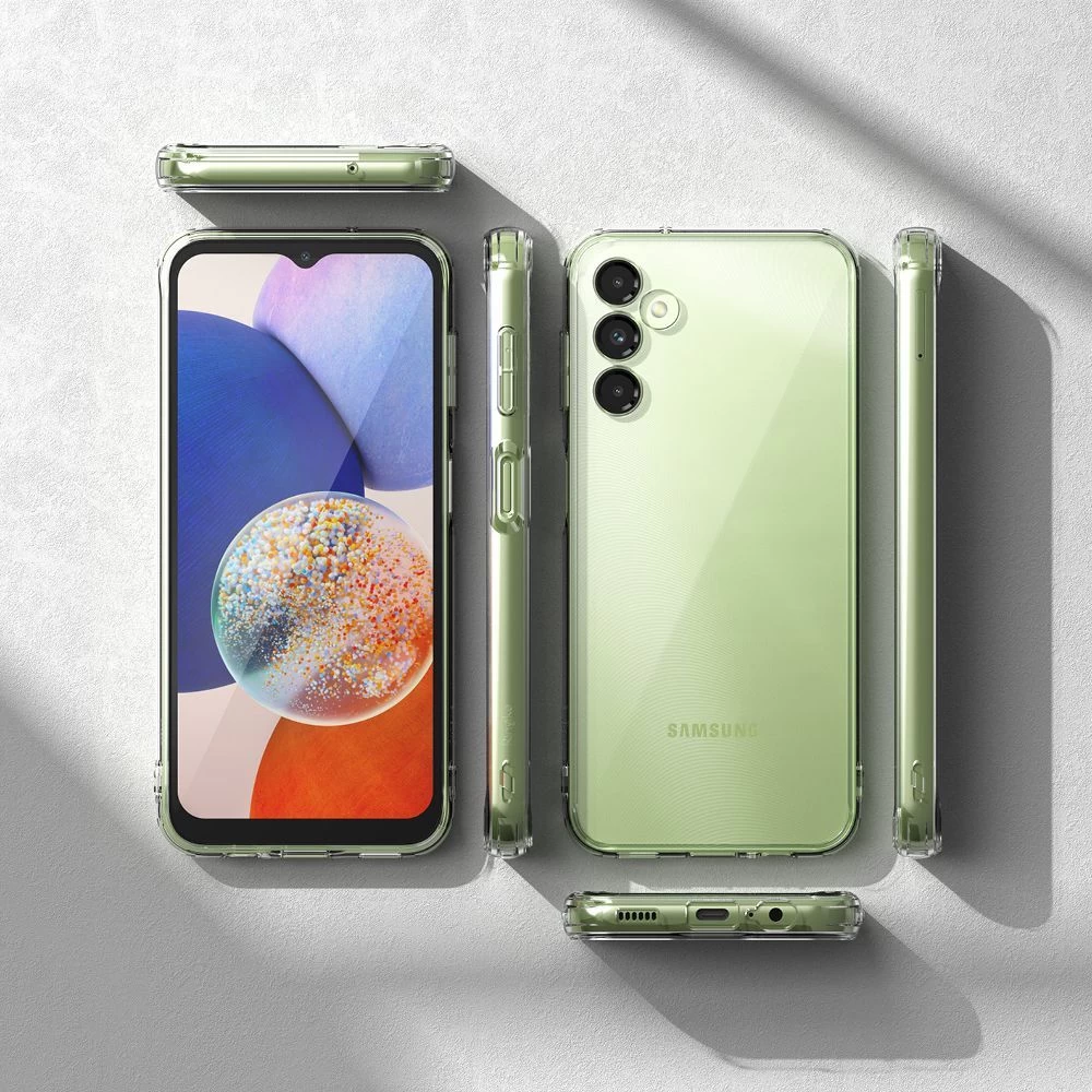 Samsung Galaxy A14 5G suojakuori läpinäkyvä RINGKE FUSION