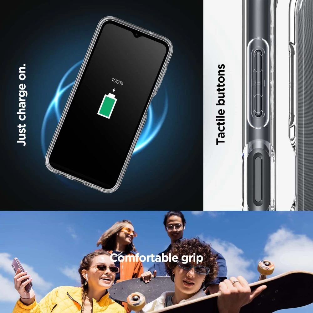 Samsung Galaxy A14 5G suojakuori läpinäkyvä SPIGEN ULTRA HYBRID