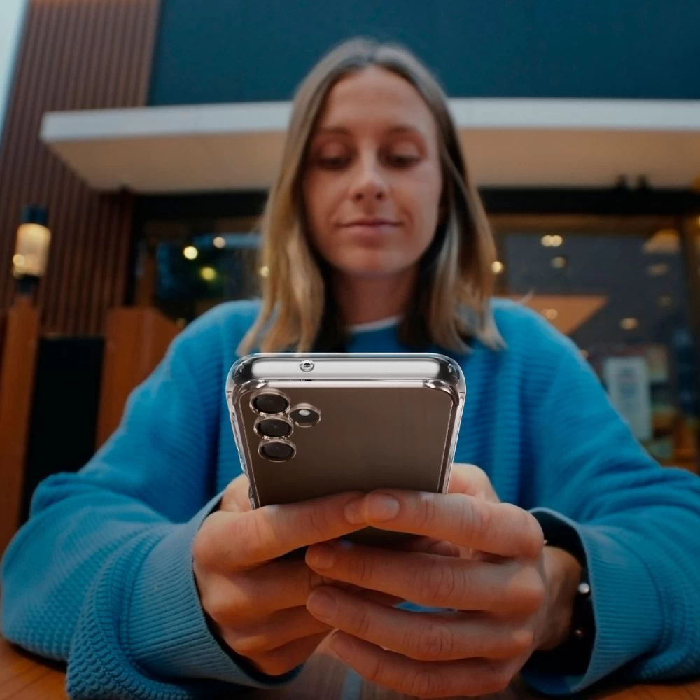 Samsung Galaxy A14 5G suojakuori läpinäkyvä SPIGEN ULTRA HYBRID