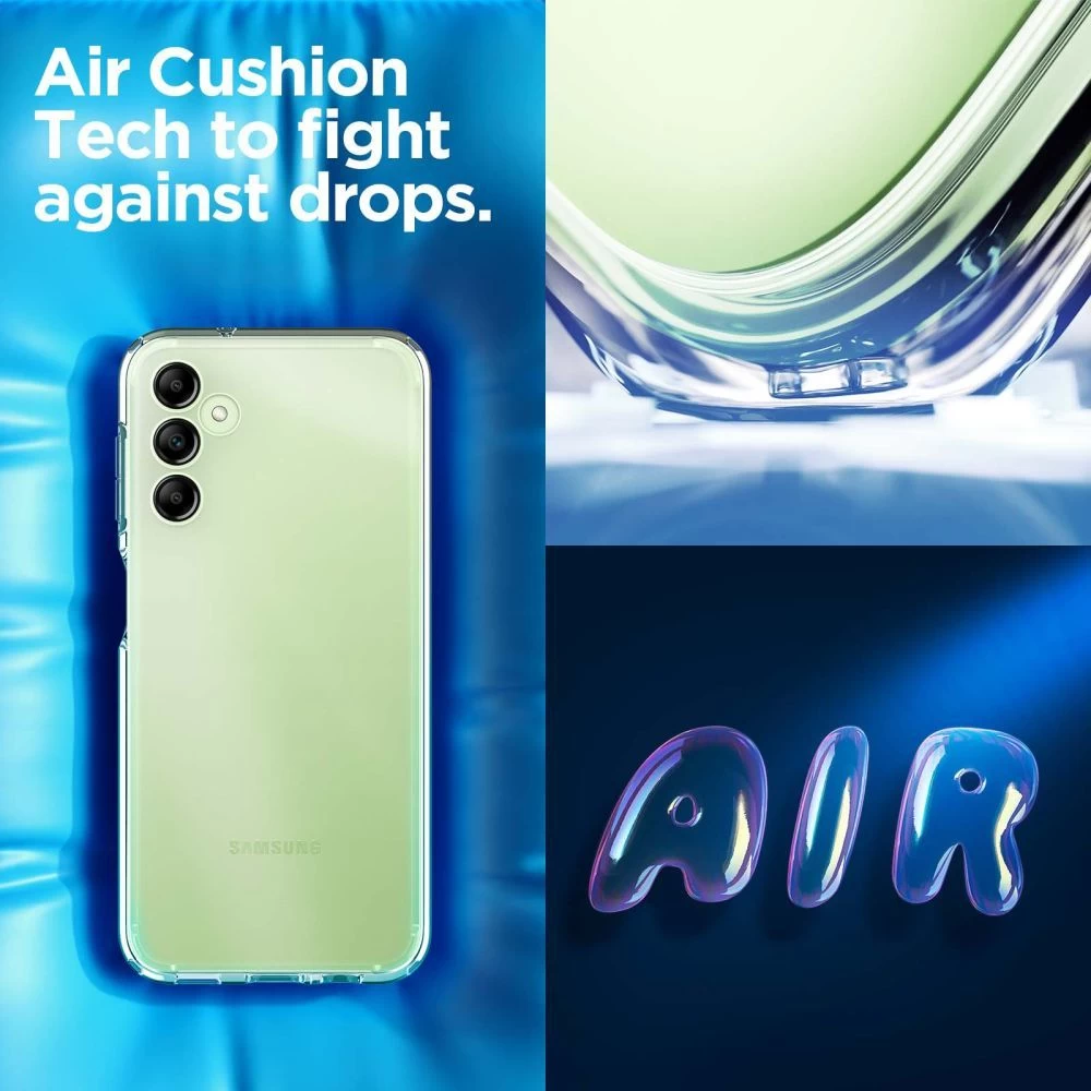 Samsung Galaxy A14 5G suojakuori läpinäkyvä SPIGEN ULTRA HYBRID