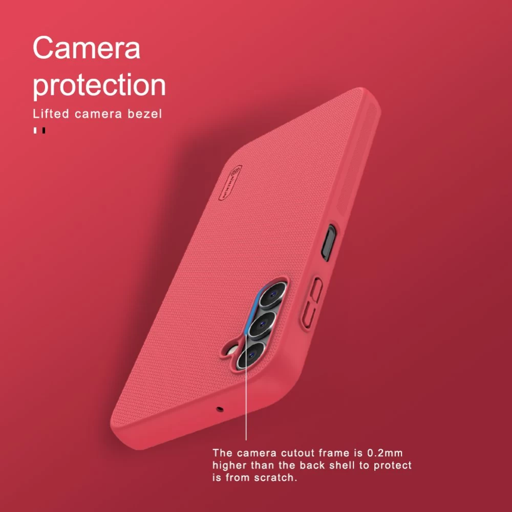 Samsung Galaxy A14 5G чехол красный NILLKIN SUPER FROSTED SHIELD