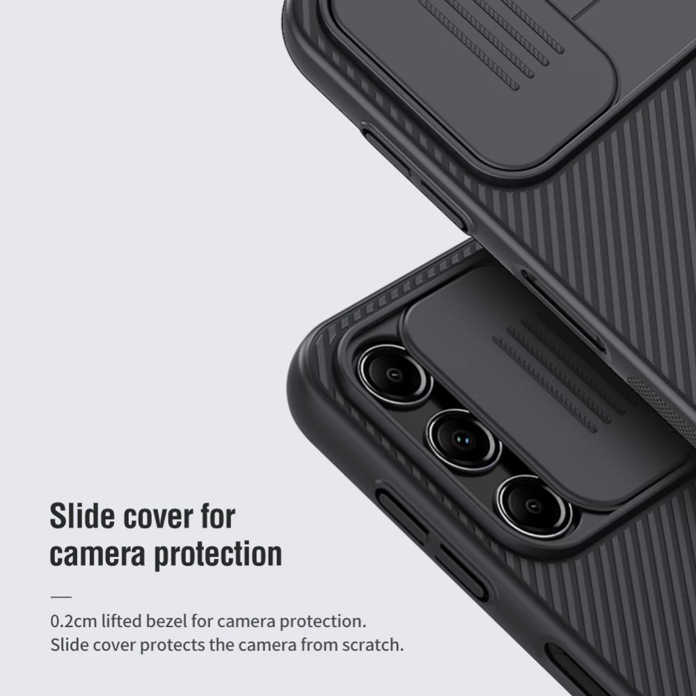 Samsung Galaxy A14 5G чехол синий NILLKIN CAMSHIELD