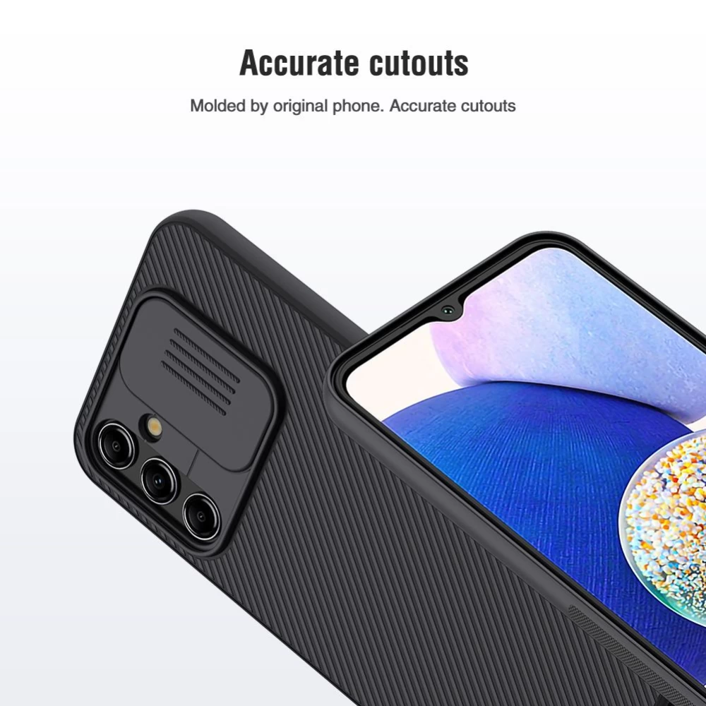Samsung Galaxy A14 5G чехол синий NILLKIN CAMSHIELD