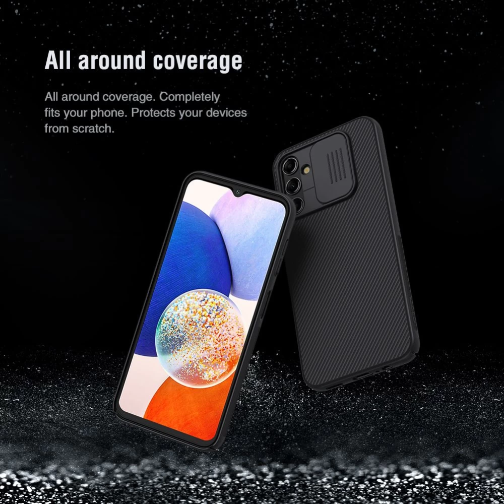 Samsung Galaxy A14 5G чехол синий NILLKIN CAMSHIELD