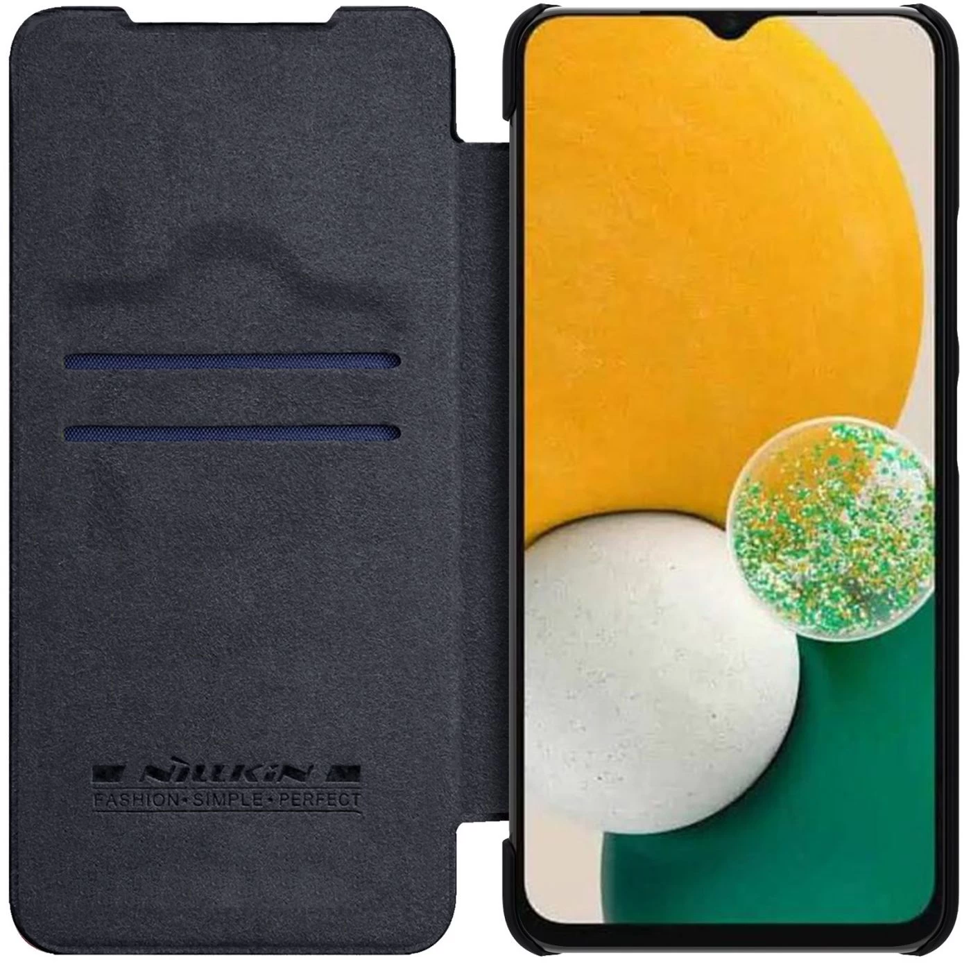 Samsung Galaxy A14 5G case black NILLKIN QIN LEATHER
