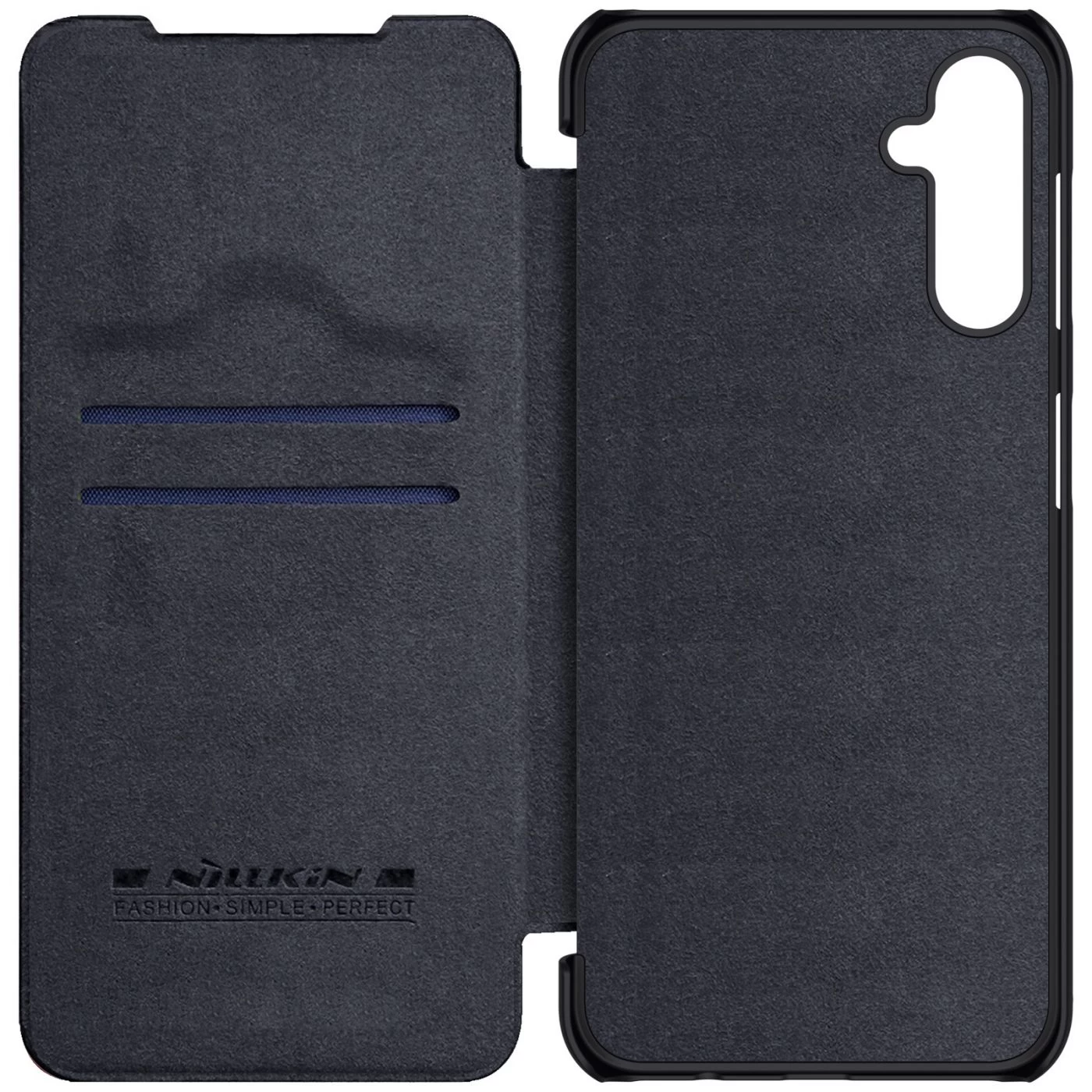 Samsung Galaxy A14 5G case black NILLKIN QIN LEATHER