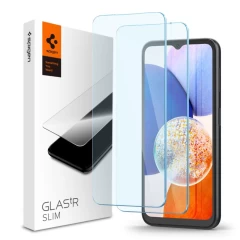 Galaxy A14 5G skärmskydd SPIGEN GLAS.TR SLIM 2-PACK Samsung Galaxy A14 5G