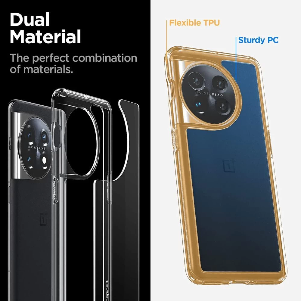 OnePlus 11 5G ümbris läbipaistev SPIGEN ULTRA HYBRID