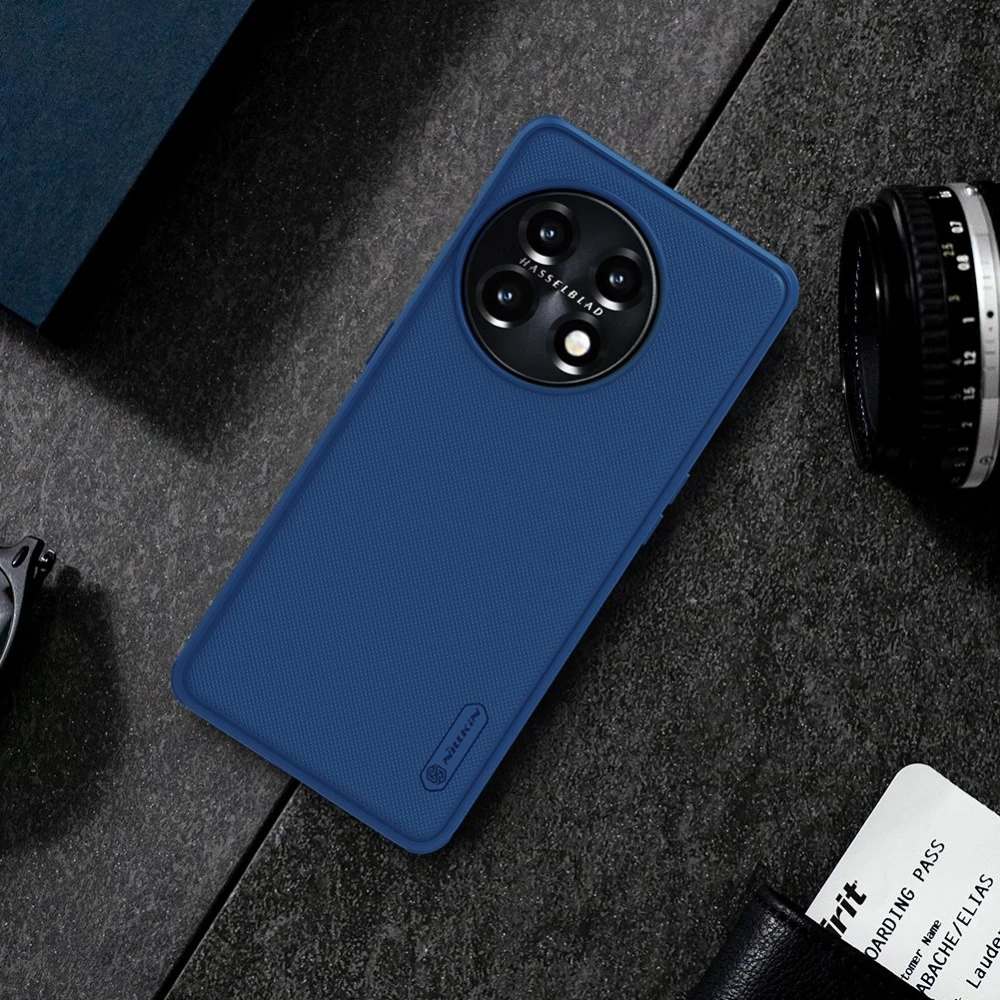OnePlus 11 5G ümbris sinine NILLKIN SUPER FROSTED SHIELD PRO
