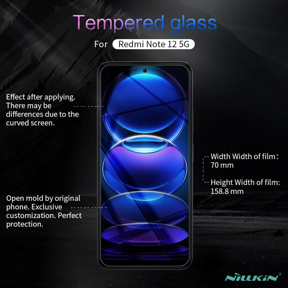 Xiaomi RedMi Note 12 apsauginis stiklas  NILLKIN H+PRO 5G
