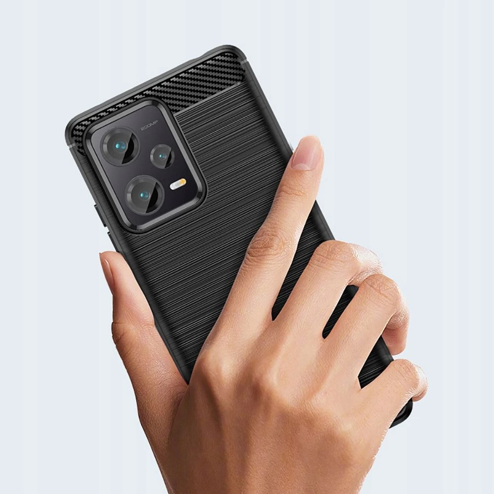 Xiaomi RedMi Note 12 dėklas Juoda TECH-PROTECT TPUCARBON