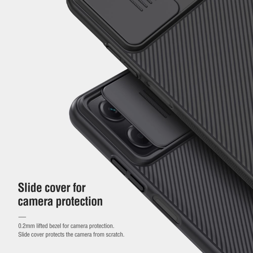 Xiaomi RedMi Note 12 dėklas mėlyna NILLKIN CAMSHIELD 5G