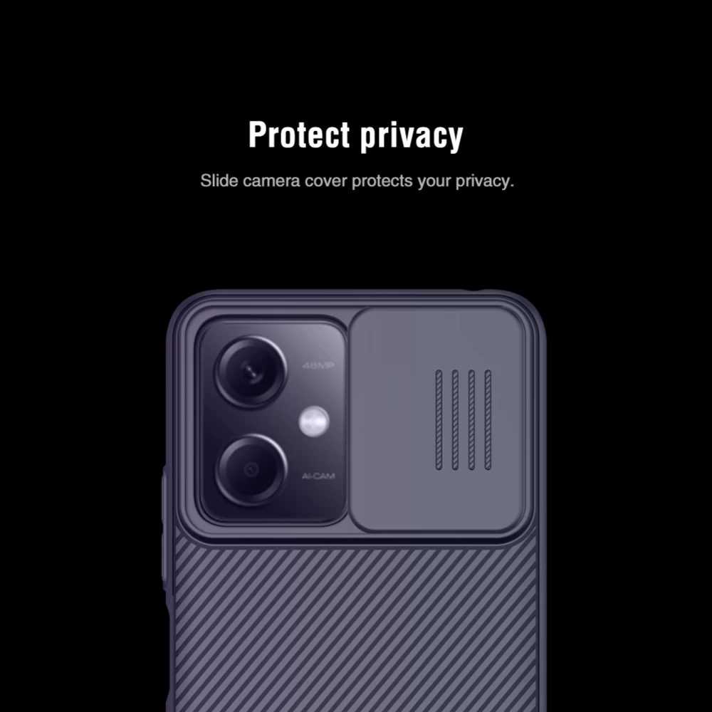 Xiaomi RedMi Note 12 dėklas mėlyna NILLKIN CAMSHIELD 5G